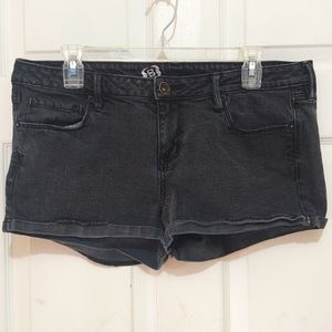 Bullhead Black Denim Shorts Sz 13